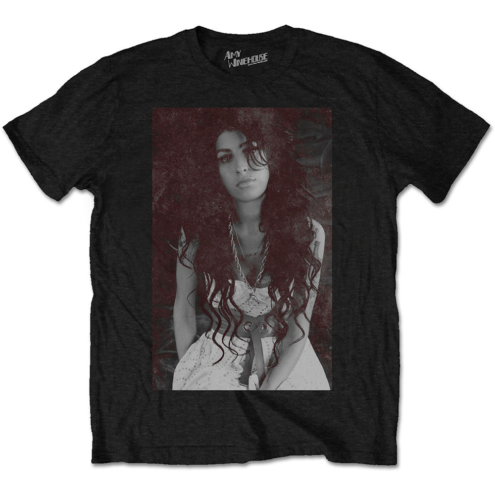 Image of Amy Winehouse Unisex T-shirt - Back to Black Chalk Board Rock Off